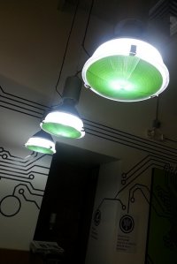 futurystyczne lampy